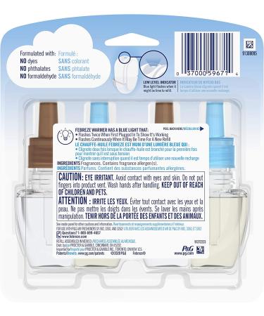 Febreze Plug in Wood Odor Eliminator for Strong Odors Scented Oil Refill - 2 Count - Buy Online on GoSupps.com