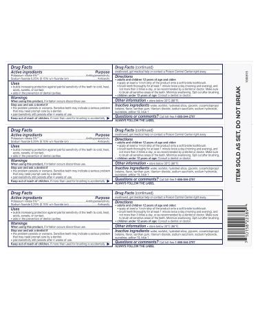 Sensodyne Fresh Mint Toothpaste - 4oz (Pack of 3) for Cavity Prevention and Sensitive Teeth Treatment - Buy Online on GoSupps.com