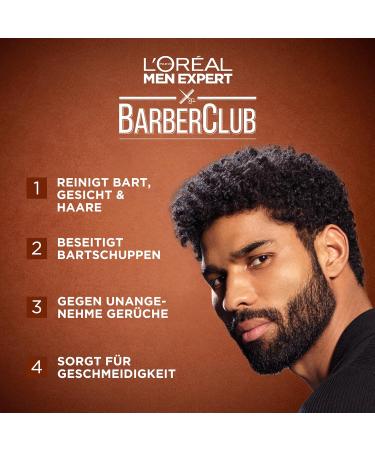 L'Or al Paris LOr al Men Expert XXL 3in1 Beard Shampoo for Men Beard Soap for Beard Face and Hair Mens Beard Care Against Dandruff with Cedarwood Essential Oil Barber Club Amazon Exclusive 1 x 400 - Buy Online on GoSupps.com