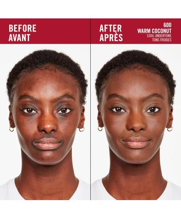 Rimmel London - Lasting Finish 35 Hour Foundation Long-Wearing Hydrating Vegan Formula Full-Coverage - Warm Coconut 1 count (Pack of 1) Warm Coconut - 600 - Buy Online on GoSupps.com