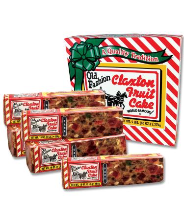 Fruit Cake 5 - 1 Lb Dark Recipe Claxton Fruitcakes - Buy Online on GoSupps.com