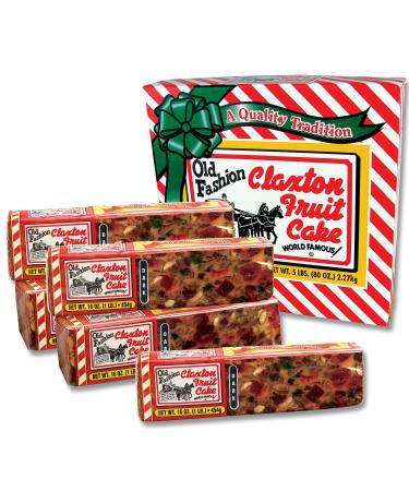 Fruit Cake 5 - 1 Lb Dark Recipe Claxton Fruitcakes