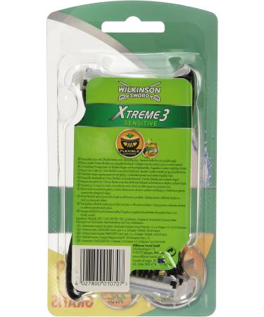 Wilkinson Sword Xtreme 3 Sensitive Disposable Razors - Pack of 6 | Comfortable & Smooth Shaving for Sensitive Skin - Buy Online on GoSupps.com