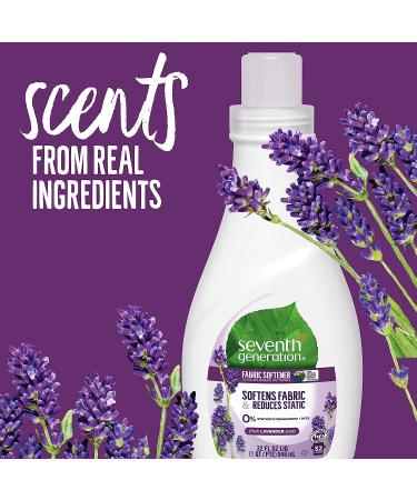 Seventh Generation Lavender Scent Fabric Softener | Reduces Static | 32 Fl Oz - Buy Online on GoSupps.com