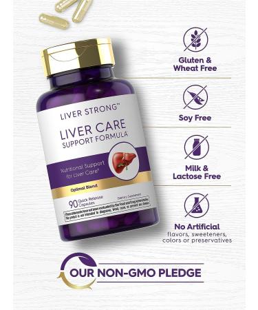 Carlyle Liver Support Supplement - 90 Capsules - Powerful Liver Care Formula - Buy Online on GoSupps.com