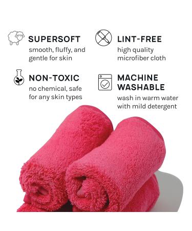 AOA Studio Microfiber Face Cloth Makeup Erase Remover Towels - 8 Pack - Buy Online on GoSupps.com