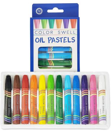 Color Swell 18 Packs of Bulk Oil Pastels with 12 Oil Pastels Per Pack (216 in total) Vibrant Colors Teacher Quality Durable for Groups Classrooms Party Favors - Buy Online on GoSupps.com
