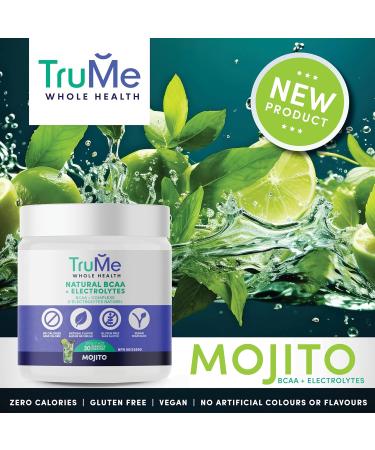 Clean BCAA Powder - Amino Acids Supplement - Mojito - Sugar Free Sucralose Free - Post Workout Muscle Recovery Drink with Amino Acids - Hydrating Electrolyte Powder - 30 Servings - Buy Online on GoSupps.com