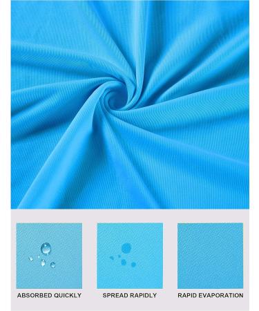 KPSUN Men's Quick Dry Sports Tank Top - Sky Blue, Large | Gym, Beach, Running Workout Shirt - Buy Online on GoSupps.com