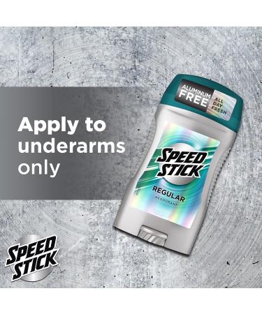 Speed Stick Deodorant Regular 3 oz (Pack of 2) 3 Ounce (Pack of 2) Regular - Buy Online on GoSupps.com