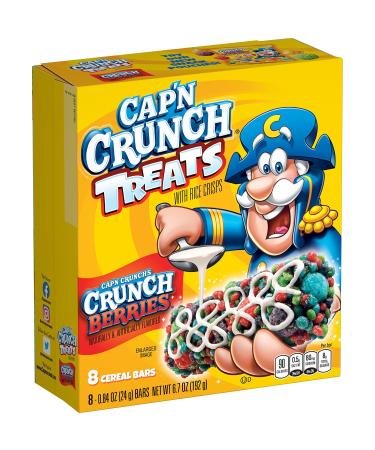 Quaker Captain Crunch Treat bar 8ct - Crunch Berry, 8Count