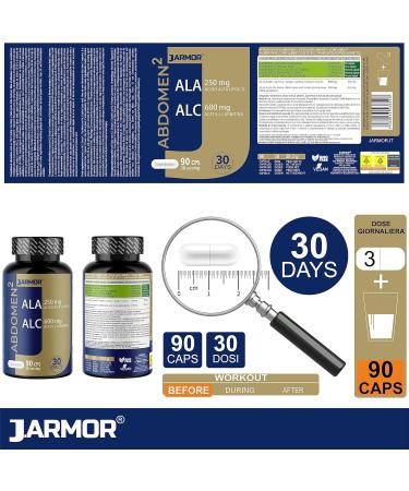 J.Armor 90 Capsules Fat Burning Powerful Weight Loss For Men and Women Natural Slimming Carnitine Abdomen Ala Alc - Buy Online on GoSupps.com