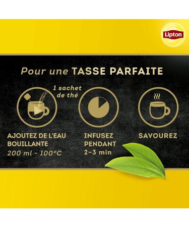 Lipton Th Noir Pack de 4 Boites de th x2 Orange d'Espagne + x2 Bergamote d'Italie 2x40 sachets 80 Sachets - Buy Online on GoSupps.com