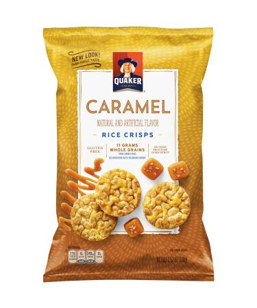 Quaker Rice Crisps Gluten Free Caramel 7.04oz Bags 6 Count