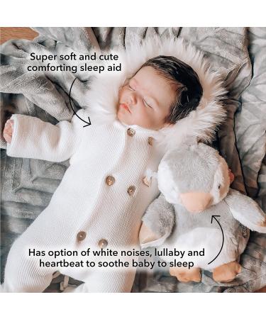 Nuby Penguin Baby Cry Sensor Sleep Aid | Calming Lullabies & White Noise | Soothe Baby to Sleep from Birth - Buy Online on GoSupps.com