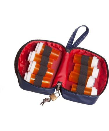 SafeTote Rx Portable Medication Lock Bag - Secure Prescription Storage for Travel | TSA #7 Lock | Ideal for Daily Use - Buy Online on GoSupps.com