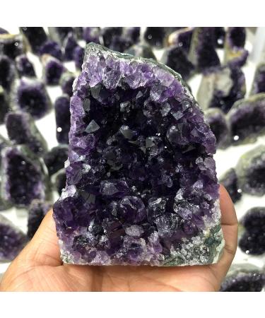 Natural Crystal Rough A Natural Amethyst Cluster of Uruguayan specimens The Perfect Cargo can purify The air and heal (Size : 800-1000g) - Buy Online on GoSupps.com