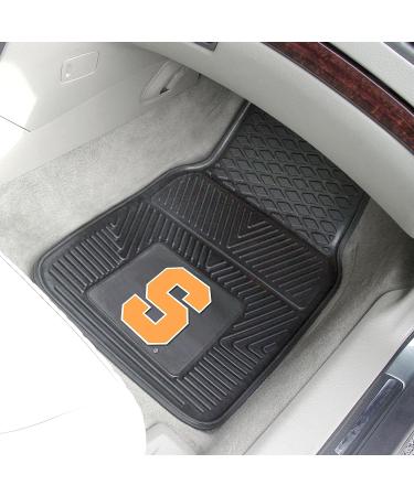 Fanmats 11342 Syracuse Orange 2-Piece Car Mat Set - Heavy Duty Front Row Floor Mats with All Weather Protection - Universal Fit and Deep Reservoir Design - Buy Online on GoSupps.com