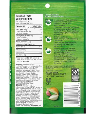 Knorr Gravy Mix for a traditional gravy on roasted meals Turkey Classic Roast no artificial flavours 30 g 24 count - Buy Online on GoSupps.com