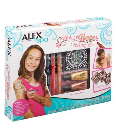 Alex Spa Totally Henna Deluxe Set Girls Fashion Activity