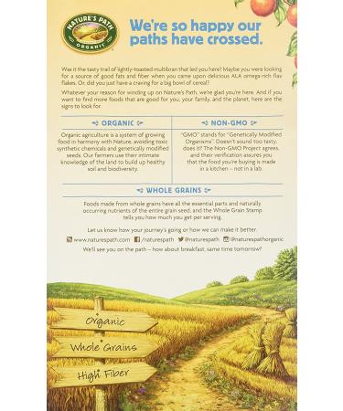 Nature's Path Organic Flax Plus Multibran Flakes Cereal - 13.25 oz | Healthy Breakfast Option - Buy Online on GoSupps.com