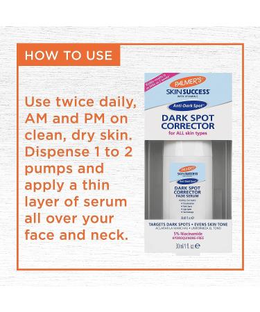 Palmer's Skin Success Dark Spot Corrector Fade Serum - 1oz - Buy Online on GoSupps.com