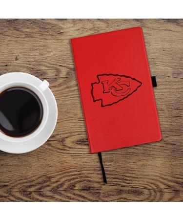 NFL Kansas City Chiefs Laser-Engraved Color Notepad - Officially Licensed 5.25 x 8.25-inches - Buy Online on GoSupps.com