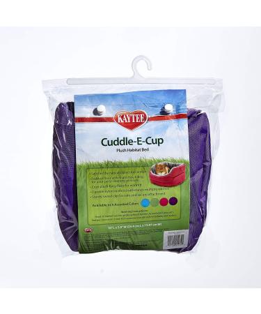 Kaytee Super Sleeper Cuddle-E-Cup Bed for Pet Guinea Pigs, Rats, Chinchillas and Other Small Animals