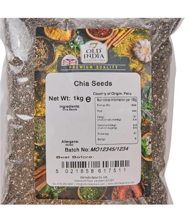 Old India Chia Seeds 1kg - Buy Online on GoSupps.com