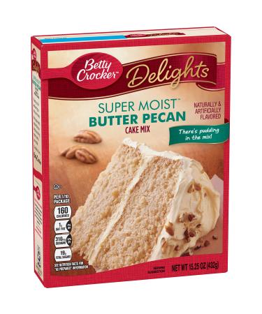 Betty Crocker Super Moist Butter Pecan Cake Mix, 15.25 oz