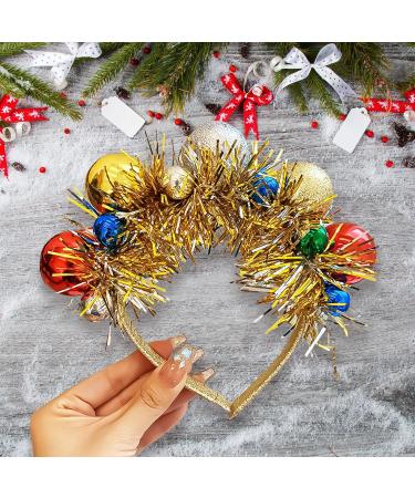 XNHIU Christmas Headband Colorful Christmas Balls Headbands Christmas Party Holiday Headbands Christmas Party Dress Up Accessories for Women Girls - Buy Online on GoSupps.com