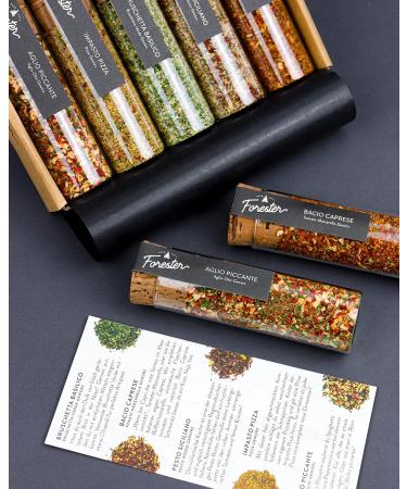 Timber Taste Italian Spices Gift Set | Perfect Father's Day Gift for Pasta & Pizza Lovers - Premium Italian Herbs & Seasoning - Buy Online on GoSupps.com
