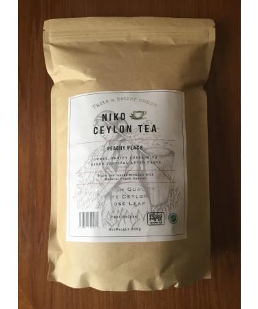 NIKO Ceylon Tea Premium Ceylon Black Tea - Peach - 500g