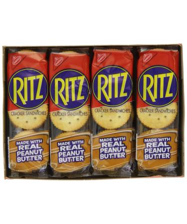 Ritz Crackers, Real Peanut Butter, 1.38 Oz, pack of 8