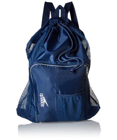 Speedo Unisex-Adult Deluxe Ventilator Mesh Equipment Bag One Size Insignia Blue