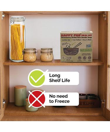 Star Anise Gluten Free Asian Noodles - Brown Rice Pho Kit | Quick Meals & Pad Thai Alternative | Pack of 6 (12 Servings) - Buy Online on GoSupps.com