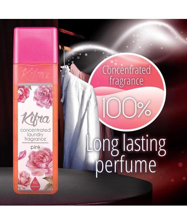 KIFRA PINK Concentrated Laundry Fragrance 200ml - Long Lasting Scent for 80 Washes - Buy Online on GoSupps.com