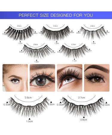 Magnetic Eyelashes Silk Material | Long Lasting & Easy to Remove | Natural Looking Lashes for Women - Buy Online on GoSupps.com