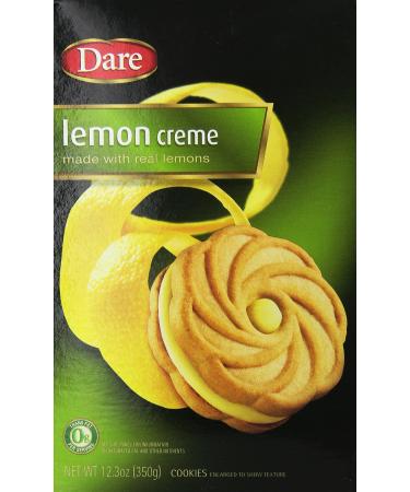 Dare Cookie Lemon Creme (Pack of 2)net wt 10.2oz (290g) 12.3 Ounce (Pack of 2)