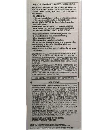 L'Oreal Paris Feria V38 Violet Noir Hair Color Dye - Intense Deep Violet | 1 Count - Buy Online on GoSupps.com