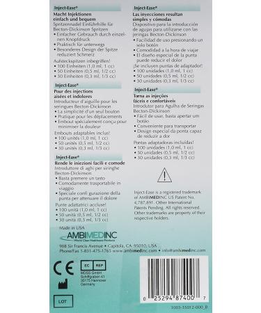 Inject-Ease Automatic Injector by Ambimedinc | Quick & Easy Injection Solution - Buy Online on GoSupps.com