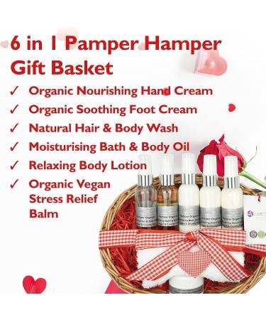 Pamper gift basket for women organic pamper basket mums pampering gift for her self care gift vegan pamper gift set pamper skincare gift women bath and body set women womens pamper gift - Buy Online on GoSupps.com