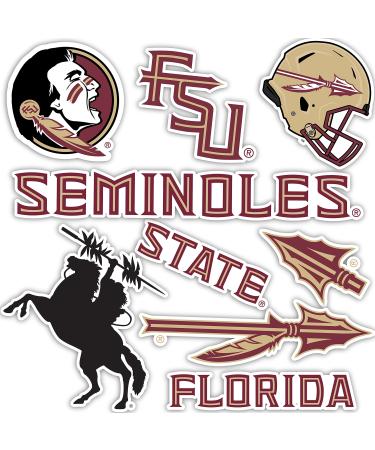 Florida State University Sticker Seminoles FSU Stickers Vinyl Decals Laptop Water Bottle Car Scrapbook T2 (Type 2)