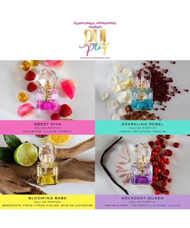 Juicy Couture Oui Play Eau De Parfum Perfume for Women Sweet Diva 0.5 Fl Oz - Buy Online on GoSupps.com