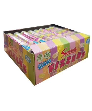 Swizzels Swizzels Pack of 24 Giant Sparkling Fruit Candies 40g