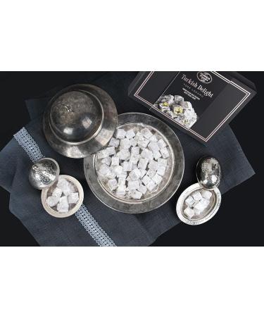 Palanci | Vegan Sweets Turkish Delight Cube 400 gr. | Sweet hamper | Premium Lokum Since 1870 | Turkish Delight Gift Box | Vegan | Halal Sweets with Pistachios Pomegranate Kadayif | Sweet Box - Buy Online on GoSupps.com