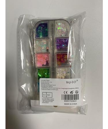 24 Colors Butterfly Nail Glitter for Face Nails Eyes Lips & Hair | Perfect for Festivals Parties & Christmas - Buy Online on GoSupps.com