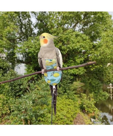 Cockatiel Bird Diaper Flight Suit Liners with Flying Rope Leash Extension. VANFAVORI Lemon - Buy Online on GoSupps.com