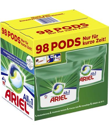 Ariel All-in-1 Pods Color Detergent - 98 Loads | Premium International Shipping & Best Prices - Buy Online on GoSupps.com