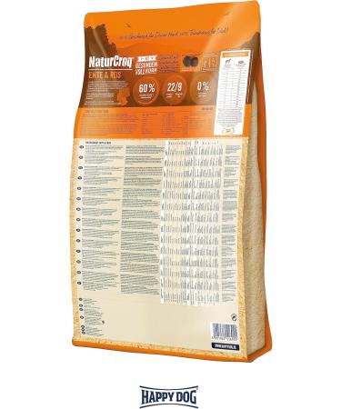 Happy Dog Premium NaturCroq Duck & Rice 12 kg - High-Quality Dog Food for Optimal Health | Buy Now! - Buy Online on GoSupps.com